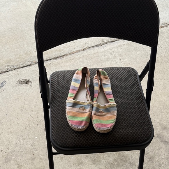 Coach Multicolor Striped Espadrilles - Picture 1 of 3